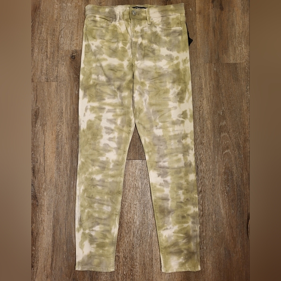 Hudson Barbara High Waisted Super Skinny Ankle Sage Fatigue Size 31 - Picture 5 of 16